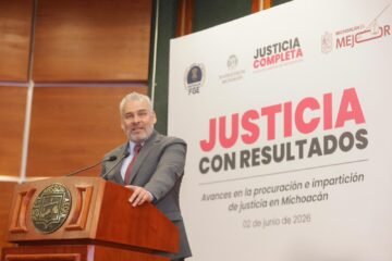 Ubica México Evalúa a Michoacán como líder nacional en el combate a la impunidad: Bedolla