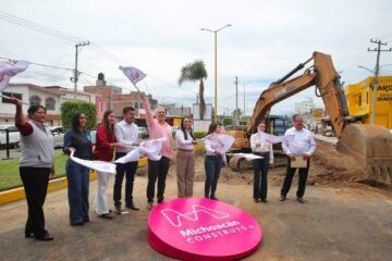 Impulsa Bedolla desarrollo y movilidad en Maravatío con rehabilitación del bulevar Leona Vicario