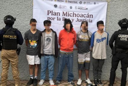 Cumplimenta FGE cateo en Morelia; asegura droga y detiene a cinco personas Cumplimenta FGE cateo en Morelia; asegura droga y detiene a cinco personas