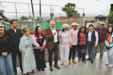 Bedolla supervisó los avances de la rehabilitación con concreto hidráulico del Boulevard Industrial