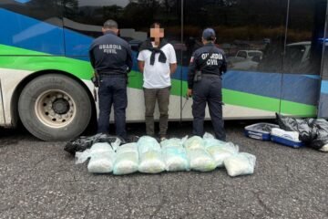 Aseguran Guardianes del Camino más de 27 kg de mariguana en la Autopista Siglo XXI