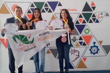 Con investigación sobre extractos de toronja, estudiantes del Cecytem ganan oro en feria de ciencias