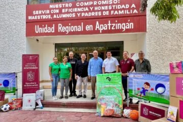 Fortalecemos escuelas de Tierra Caliente con materiales e insumos: Gabriela Molina