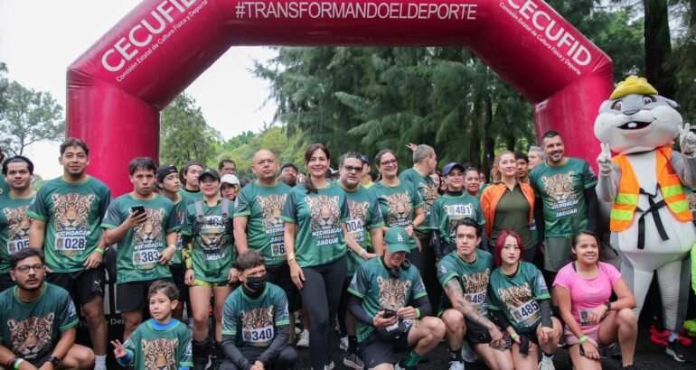 Carrera “Michoacán por el Jaguar” suma ciencia y conciencia ambiental: Gabriela Molina
