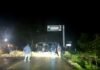 Nuevo bloqueo carretero en la Cañada de Once Pueblos