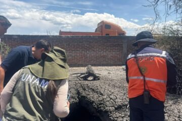 Fenómeno en Ixtlán no es un volcán activo; autoridades de PC mantienen vigilancia