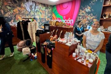 Michoacán lleva su riqueza productiva y artesanal a Punto México