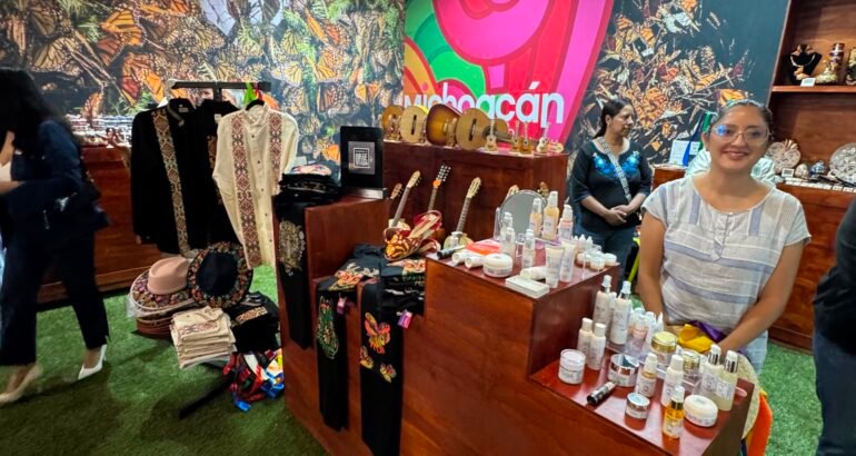 Michoacán lleva su riqueza productiva y artesanal a Punto México