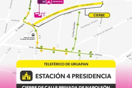 A partir del 29 de junio comienza mantenimiento programado del teleférico de Uruapan