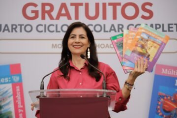 Michoacán, primer lugar nacional en entrega de Libros de Texto: Gabriela Molina