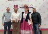 Felicita Antonio Berber a la Ireri P’urhembe saliente del barrio de San Juan Bautista