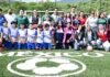 Inauguraron la cancha de futbol 5, Mundialito Social