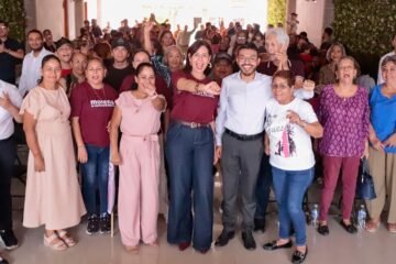 Desde Apatzingán, Gaby Molina convoca a fortalecer el Segundo Piso de la Transformación