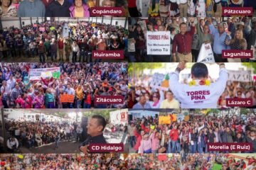 A ras de tierra, Torres Piña fortalece estructura de más de 30 mil defensores de la soberanía y respaldo a Sheinbaum en Michoacán