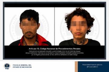 FGE obtiene vinculación a proceso contra dos presuntos responsables de robo de vehículos con violencia en Morelia
