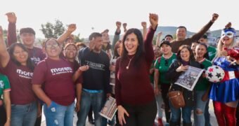 Gaby Molina llama a recibir y fortalecer en Michoacán a Claudia Sheinbaum