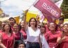 Gaby Molina refrenda respaldo a comerciantes y a la economía popular en Morelia