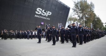 Michoacán supera la media nacional en policías por habitante