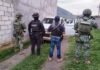 Tras repeler agresión en Tacámbaro, Guardia Civil detiene a 3 con armas y vehículo