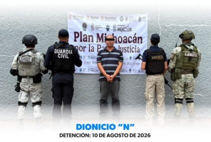 Golpe a la extorsión en la región aguacatera: caen dos presuntos extorsionadores