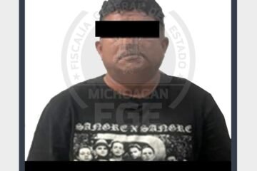 En Uruapan, detienen a Cesar “N” presunto responsable de extorsión a comerciantes