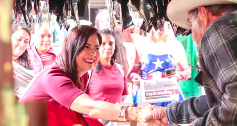 Gaby Molina lleva mensaje de la Transformación a más municipios