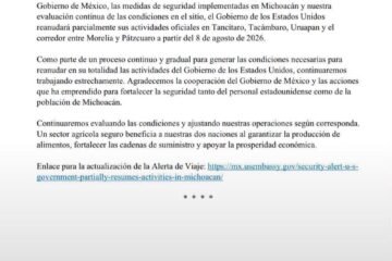 EE. UU. reanudará exportación de aguacate a partir de mañana 8 de agosto: Bedolla EE. UU. reanudará exportación de aguacate a partir de mañana 8 de agosto: Bedolla