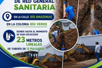 💧 CAPASU continúa fortaleciendo la infraestructura sanitaria en Uruapan