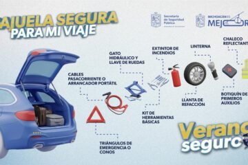 Esto es lo que debes llevar en la cajuela para viajar seguro por carretera