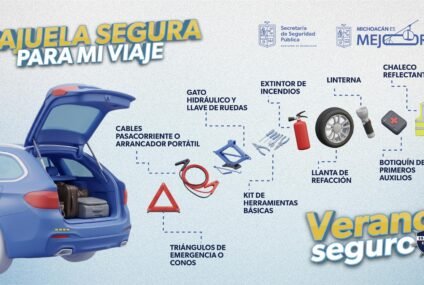 Esto es lo que debes llevar en la cajuela para viajar seguro por carretera