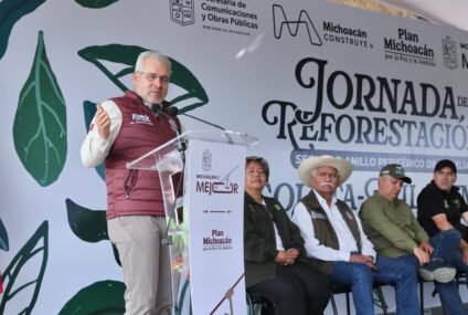 Avanza compromiso ambiental del Morebús con la plantación de 2 mil 500 árboles