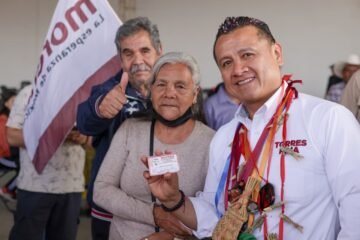 Pensiones del Bienestar garantizan una vejez digna para nuestros adultos mayores: Carlos Torres Piña