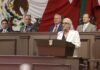 Entrega 76 Legislatura Presea “Suprema Junta Nacional Americana” a las Comunidades Indígenas Mazahua con Autogobierno