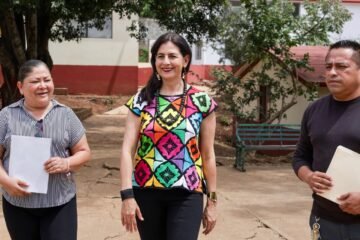 Gaby Molina sigue en territorio; visita Cecadej