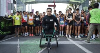 Carrera 911 contra la extorsión reunió a más de mil corredoras y corredores en Uruapan