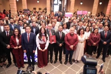 GP de Morena ha convertido demandas sociales del pueblo en derechos: Bugarini al presentar Segundo Informe Legislativo de la fracción
