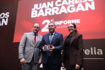 Rinde Juan Carlos Barragán su Segundo Informe de Actividades Legislativas