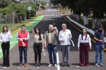 Beneficia Bedolla a 36 mil habitantes con rehabilitación de boulevard en Ario de Rosales