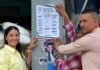 Colocan el bando solemne, de las festividades patrias Colocan el bando solemne, de las festividades patrias