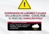 Michoacán sigue en alerta por huracán Polo y mantiene suspensión de clases en 7 municipios: Bedolla