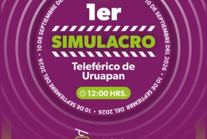 Teleférico de Uruapan realizará su primer simulacro de sismo para fortalecer sus protocolos de seguridad