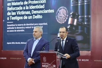 Este martes enviará Bedolla al Congreso iniciativa para proteger la identidad de víctimas, denunciantes y testigos del delito