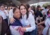 Más de 7 mil mujeres de todo Michoacán arroparon a Gladyz Butanda en una asamblea en defensa de la transformación y la soberanía nacional
