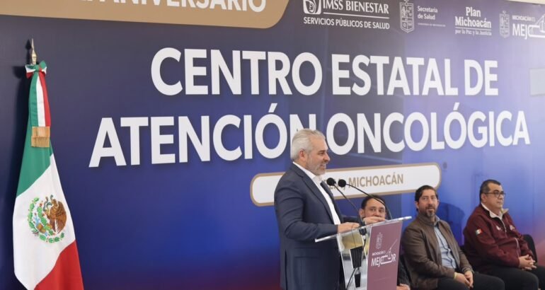 Anuncia Bedolla ampliación del Centro Estatal de Atención Oncológica