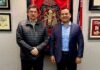 Carlos Torres Piña se reúne con Napoleón Gómez Urrutia para fortalecer el papel del sindicalismo en la transformación de Michoacán