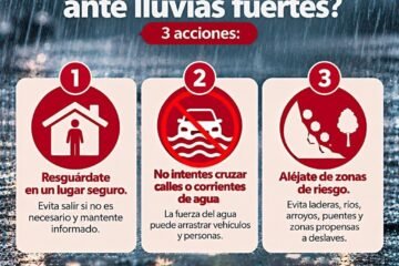 PC estatal llama a extremar precauciones ante lluvias por huracán “Simon”