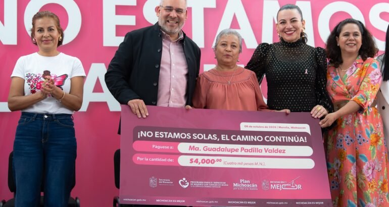 Michoacán respalda con dignidad y esperanza a mujeres que enfrentan el cáncer