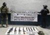 Aseguran armas y vehículos con insignias de grupo delictivo en Zinapécuaro e Indaparapeo Aseguran armas y vehículos con insignias de grupo delictivo en Zinapécuaro e Indaparapeo