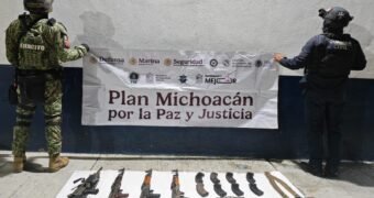 Aseguran armas y vehículos con insignias de grupo delictivo en Zinapécuaro e Indaparapeo Aseguran armas y vehículos con insignias de grupo delictivo en Zinapécuaro e Indaparapeo