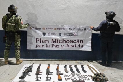 Aseguran armas y vehículos con insignias de grupo delictivo en Zinapécuaro e Indaparapeo Aseguran armas y vehículos con insignias de grupo delictivo en Zinapécuaro e Indaparapeo